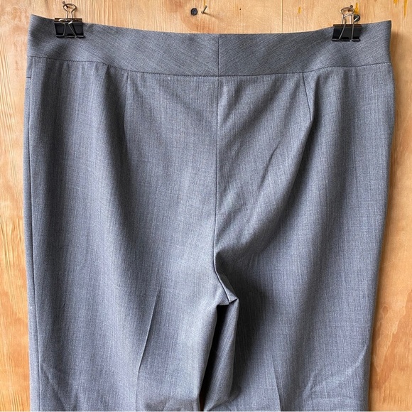 Lafayette 148 Gray Straight Leg Wool Career Pants - Picture 5 of 9